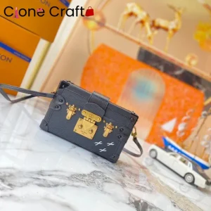lv petite malle souple black